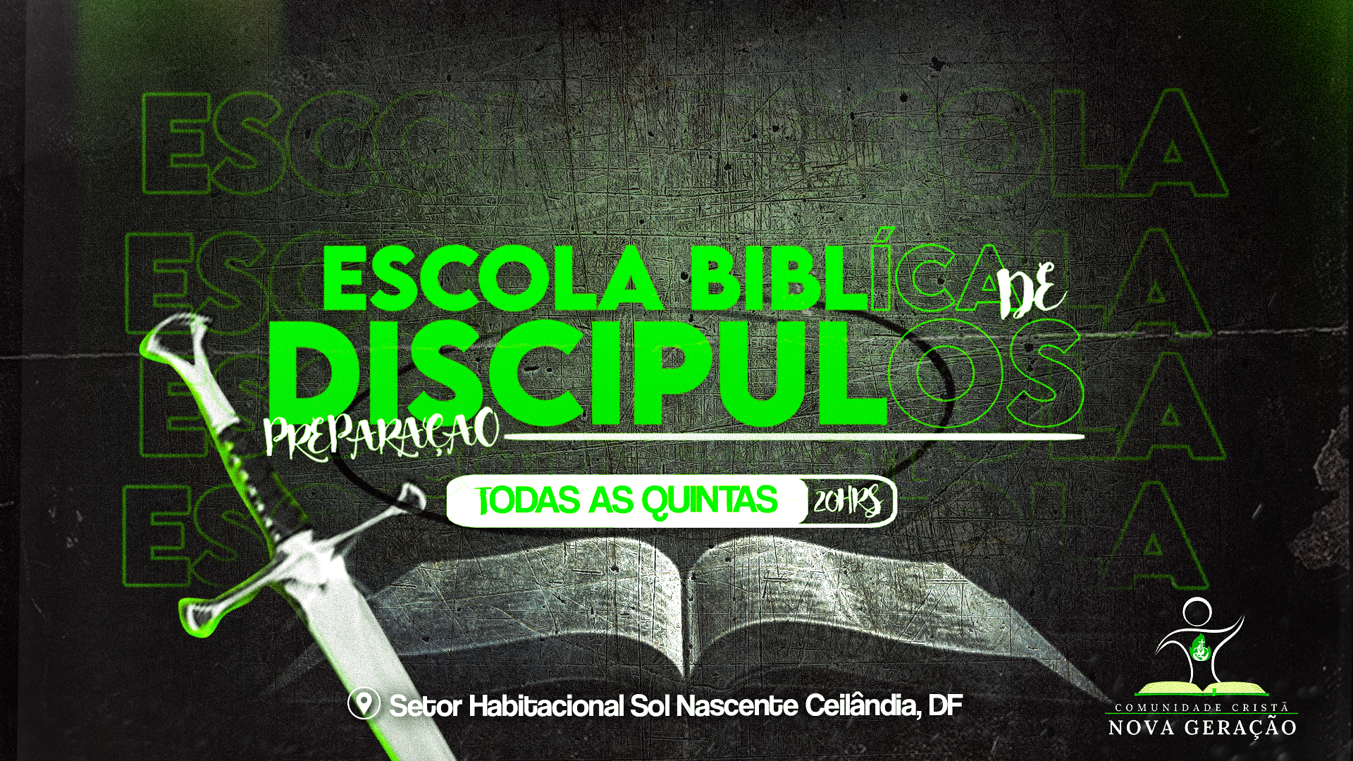 Escola Bíblica Discípulos - Quintas às 20h